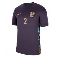 Camiseta Inglaterra Kyle Walker #2 Segunda Equipación Replica Eurocopa 2024 mangas cortas